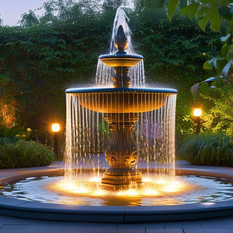 Top 10 Outdoor Fountain Lights for Your Garden Design Ideas?