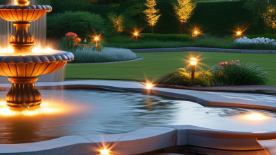 Best Outdoor Fountain Lights Tips for Stunning Garden Ambiance?