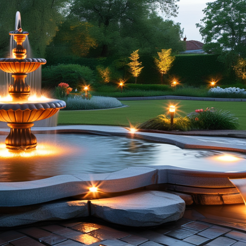 Best Outdoor Fountain Lights Tips for Stunning Garden Ambiance?