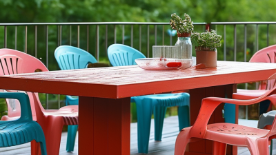 Why Choose Plastic Patio Table And Chairs for Your Outdoor Space?