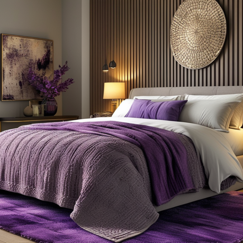 What are the Best Purple Bedroom Rugs for Your Space?