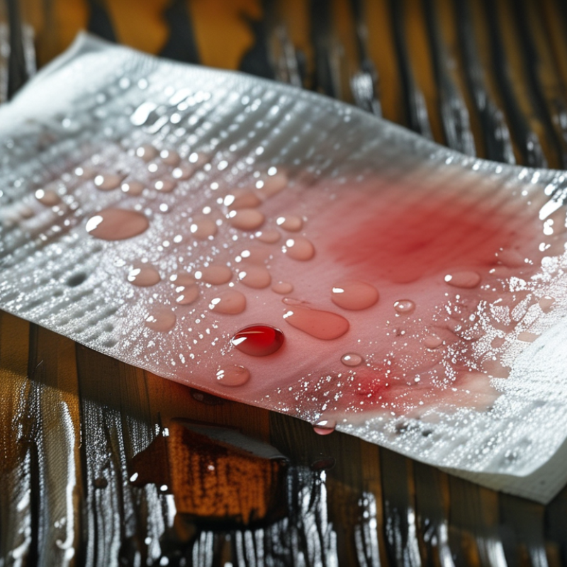 What should I do if my wound dressing gets wet?
