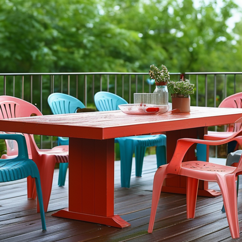 Why Choose Plastic Patio Table And Chairs for Your Outdoor Space?