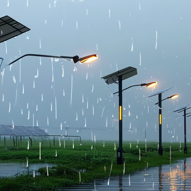 What Happens to Solar Street Lights in Heavy Rainy Days?