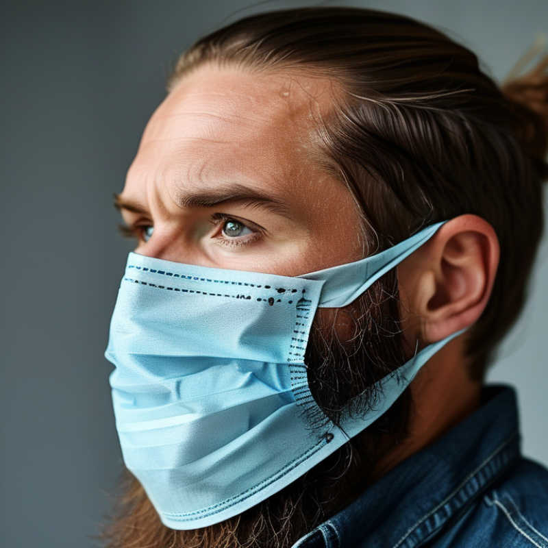 How to Wear a Mask with a Beard Effectively?