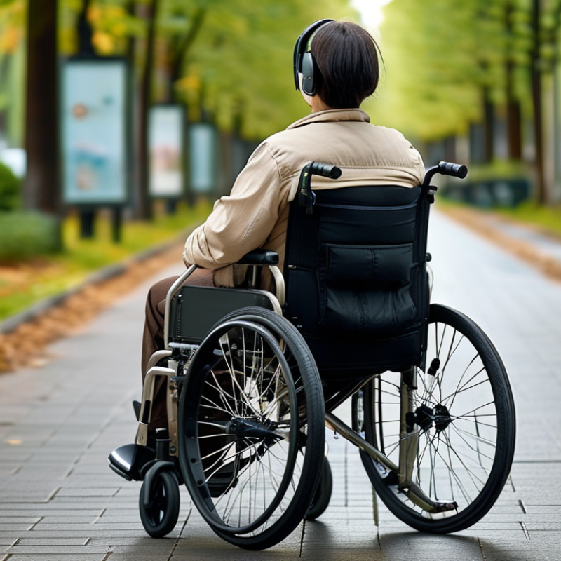 How do wheelchair users travel alone safely and independently?