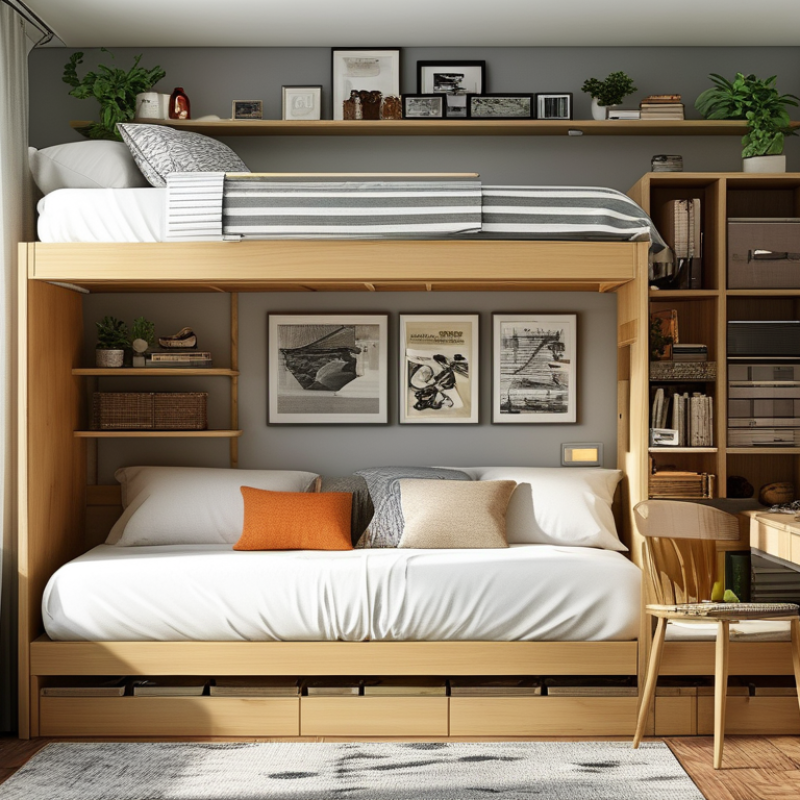 How to Maximize Space in Small Dormitory Rooms Effectively?