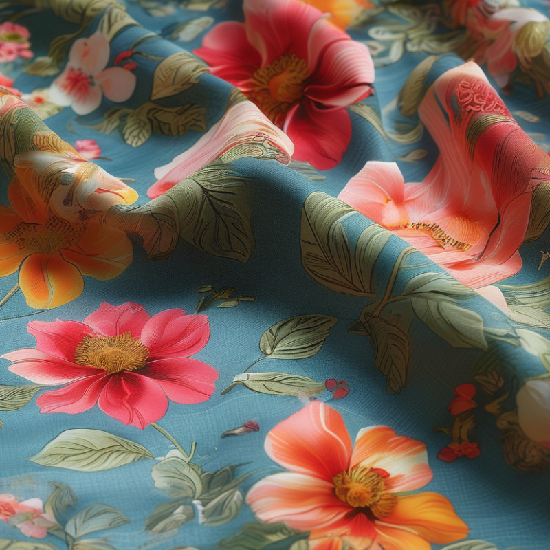 Top Floral Print Silk Fabric Trends for Global Buyers?