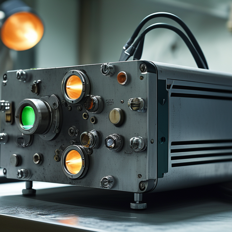 What is the lifespan of an Nd YAG laser lamp?