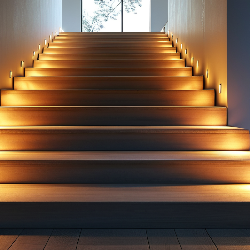 How to Place Step Lights on a Staircase for Safety and Style?