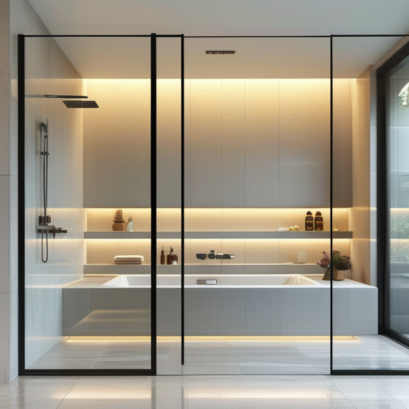 Why are Glass Doors Popular in Modern Bathrooms?