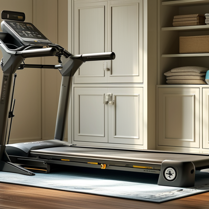 How to Store a Folding Treadmill Safely with Kids Around?