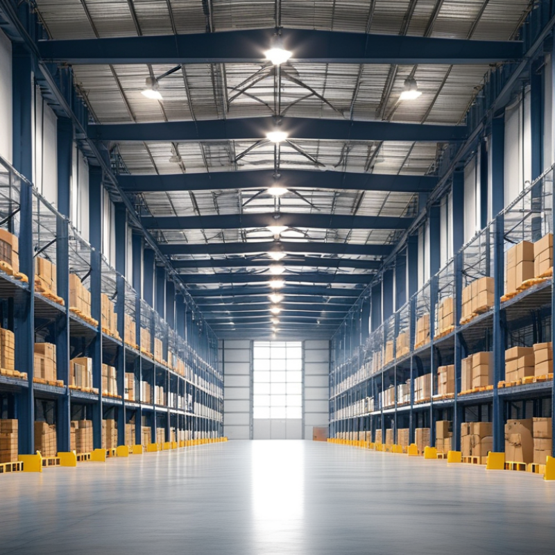 How to Wire Trunk Lighting in a Commercial Warehouse?