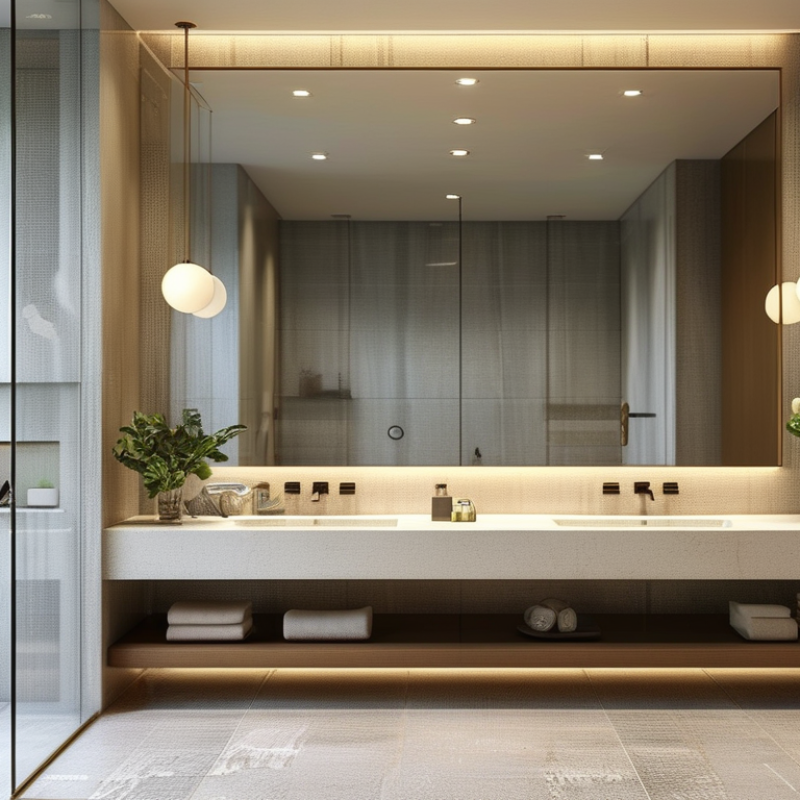 How to Design a Modern Bathroom Layout for Optimal Space Use?