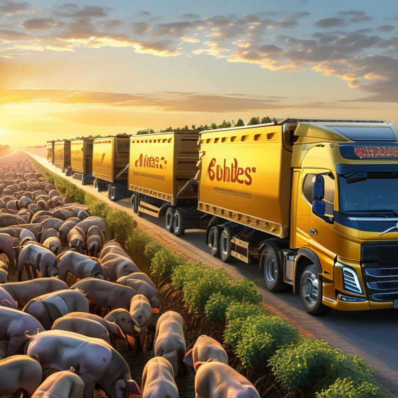 Top 10 GoldBees Livestock Pig Transport Trucks in China?