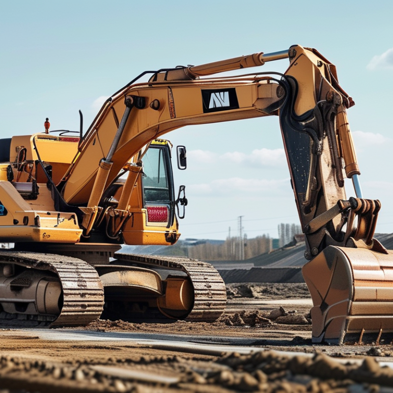What is the hourly fuel consumption of a small diesel excavator?