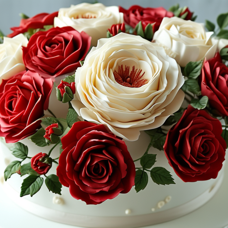 Best Size Silk Rose Heads for Cake Decorating in 2026?