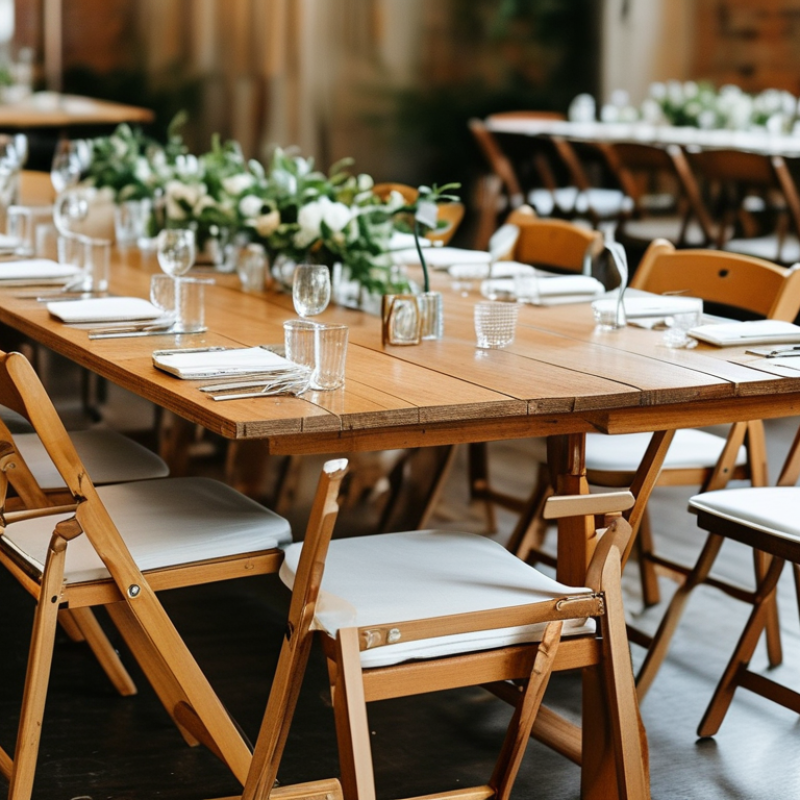 How Many Chairs Can Fit Around a Six Foot Folding Table?