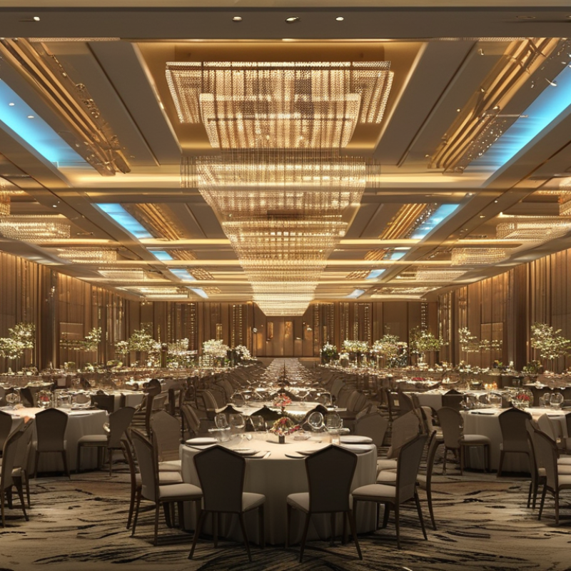 How to Layer Lighting for a Multipurpose Hotel Ballroom?