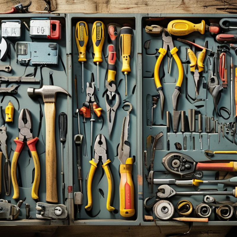 Como montar um kit completo de ferramentas para reparos em casa?