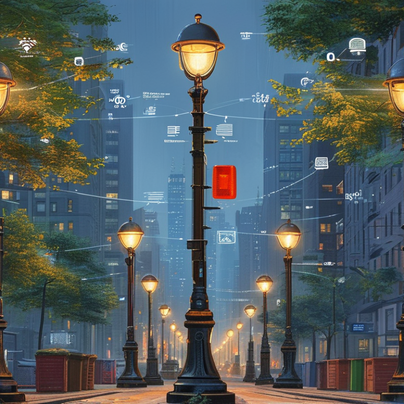 How to seamlessly integrate IoT sensors into street light poles?