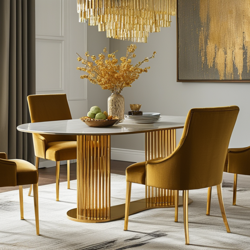 How to Choose Dining Chairs With Gold Legs for Your Home?