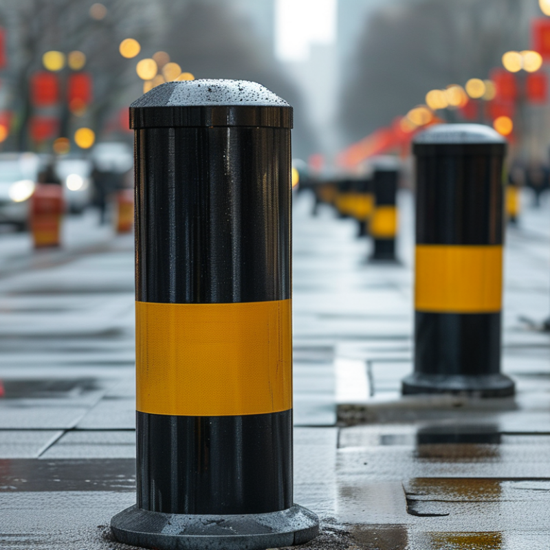 What is the Purpose of Security Bollards in Public Spaces?