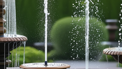 Top 5 Types of Fountain Nozzles for Your Garden Design?