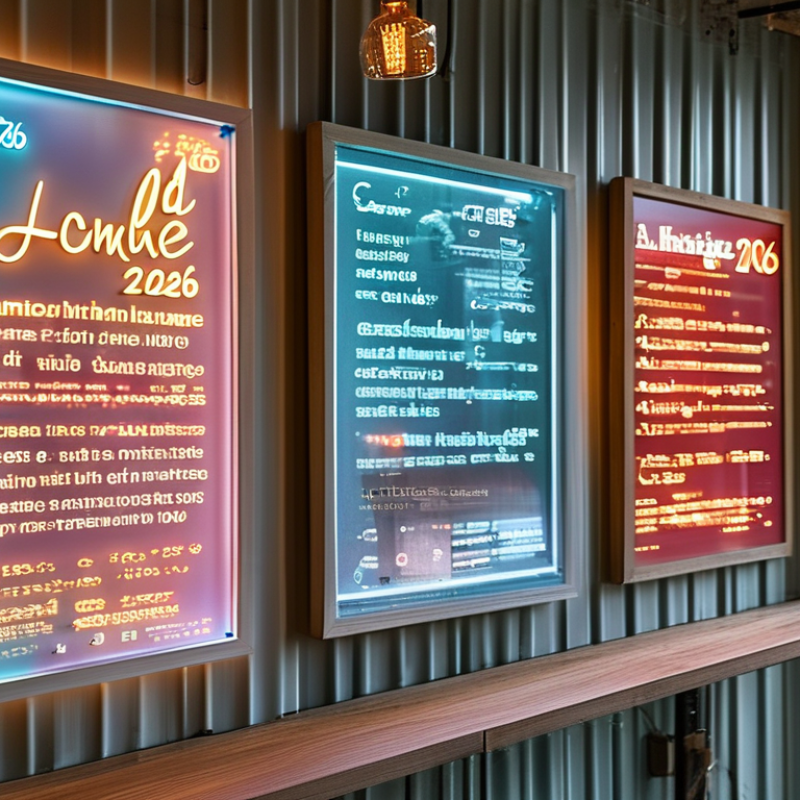 2026 Top Trends in Personalised Led Signs for Home and Business Use?