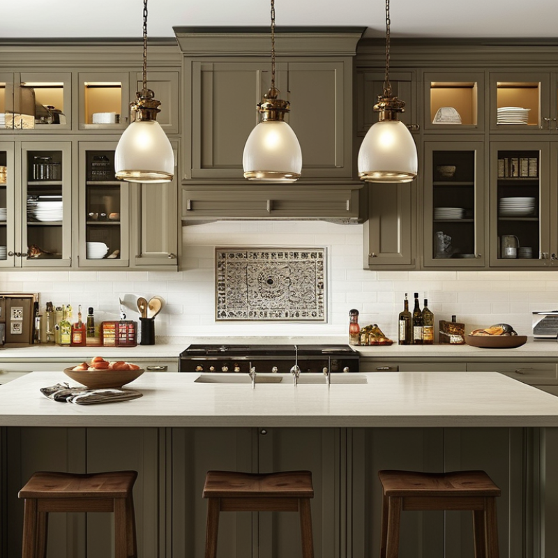What is the Purpose of Upper Cabinets in Kitchen Design?