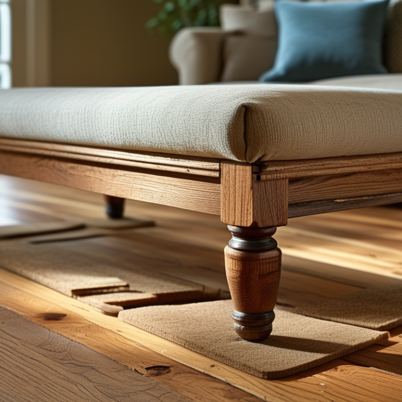 How to Protect Hardwood Floors from Heavy Furniture Legs?
