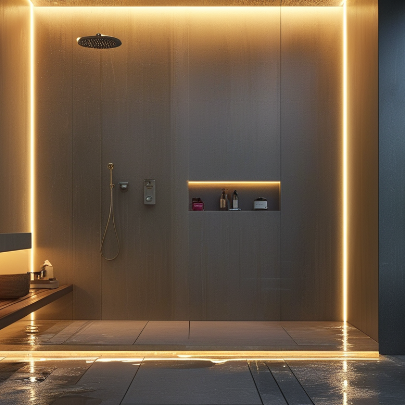 How to Safely Install Slim Lights in Your Bathroom Shower?