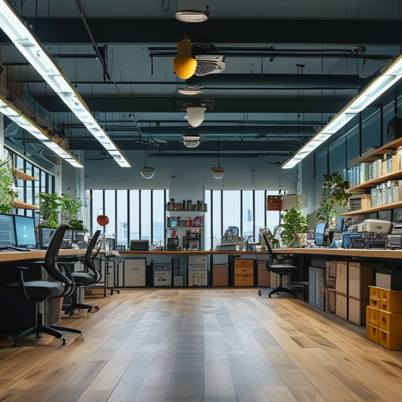 How do I dim commercial LED high bay lights effectively?