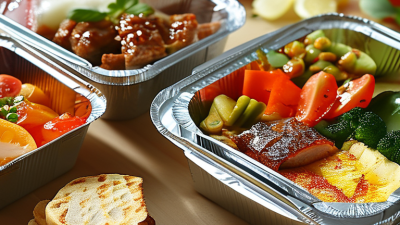 China Best 2 Compartment Aluminium Foil Container for Food Packaging Solutions?