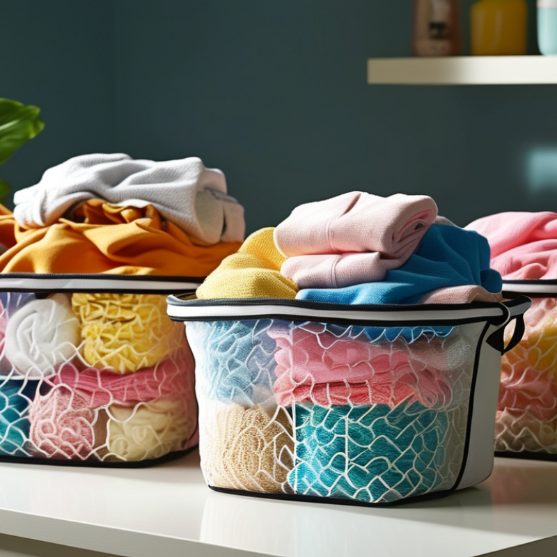 How to Efficiently Use Mesh Drawstring Bags for Laundry?