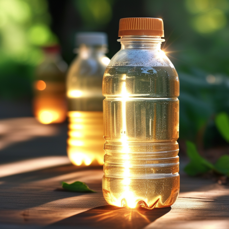 Why Do Transparent Plastic Bottles Get Affected by Sunlight?