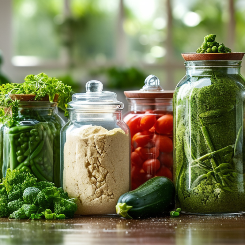 ¿Cómo almacenar polvo de verduras sin grumos de forma efectiva?