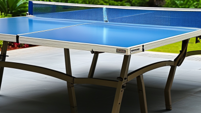 How to Choose the Best Outdoor Fold Up Ping Pong Table for You?