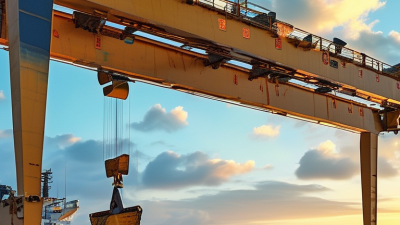 Top Benefits of Shipyard Gantry Crane for Efficient Maritime Operations