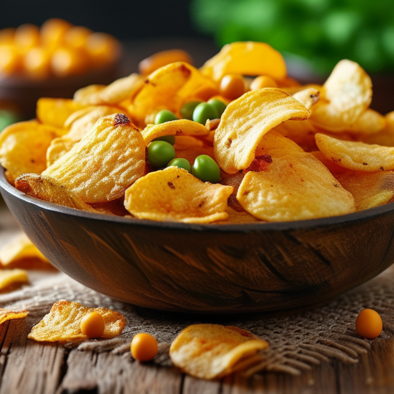 Os lanches de ervilha são mais saudáveis ​​que as batatas fritas?