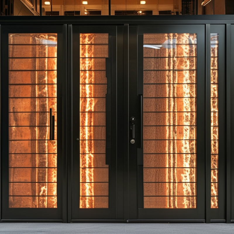 What is the difference between a fire door and a steel door?