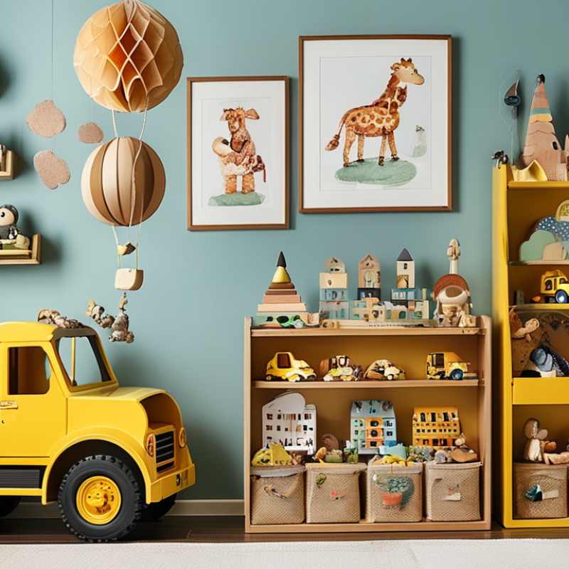 Top 10 Creative Ways to Use a Toy Truck as Nursery Decor?