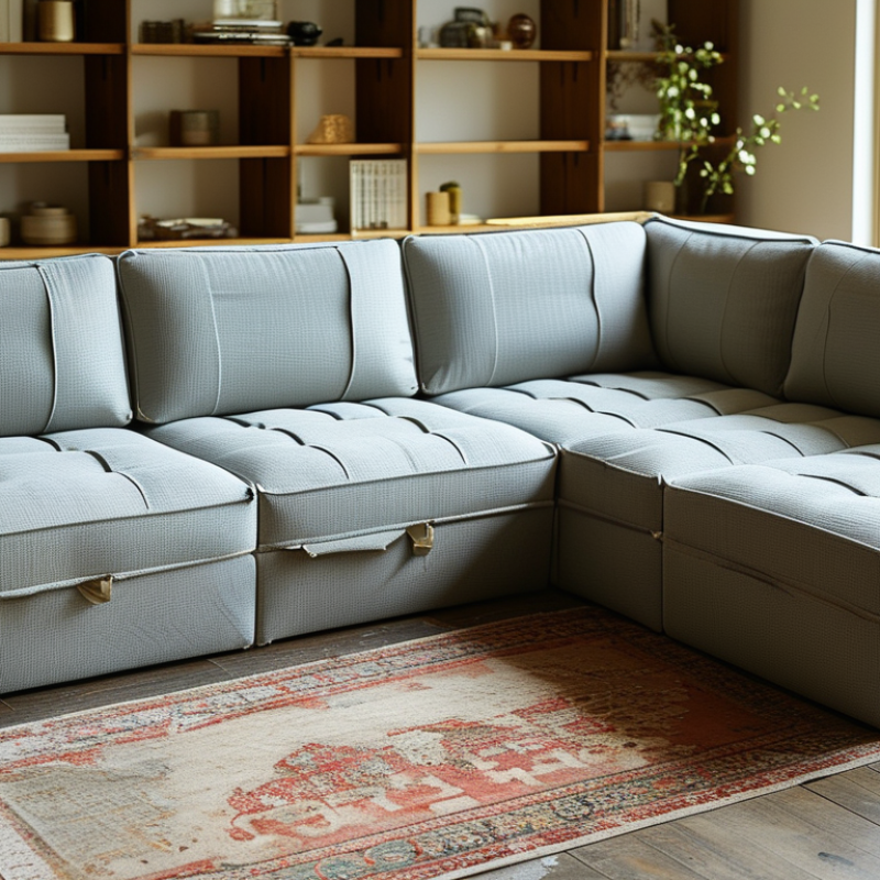 How to Easily Disassemble a Modular Functional Sofa?