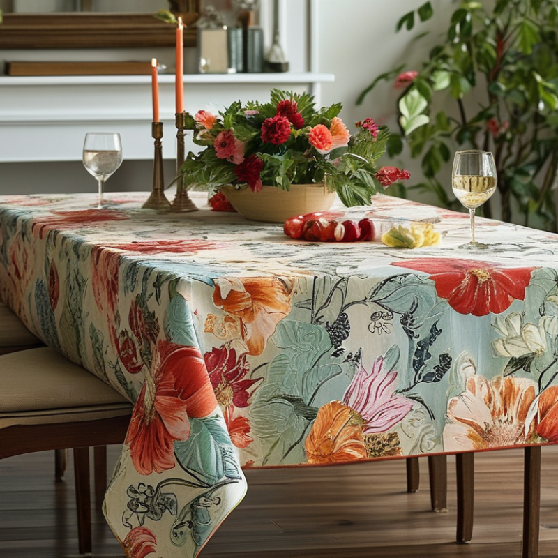 Top 10 Floral Tablecloth Designs for Stunning Home Decor?