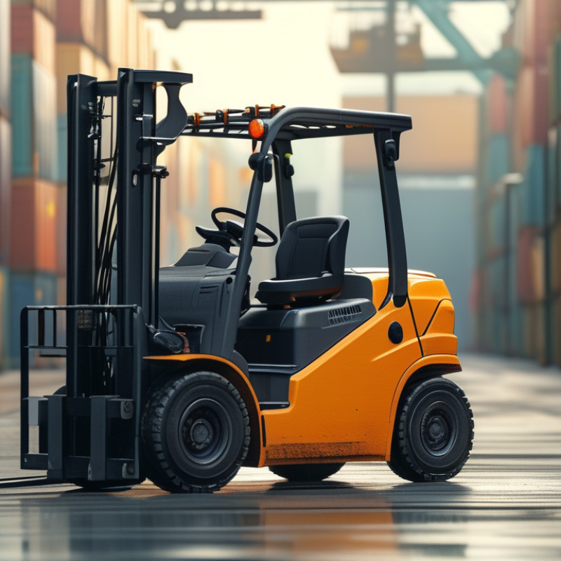 What is the environmental impact of using electric forklifts?