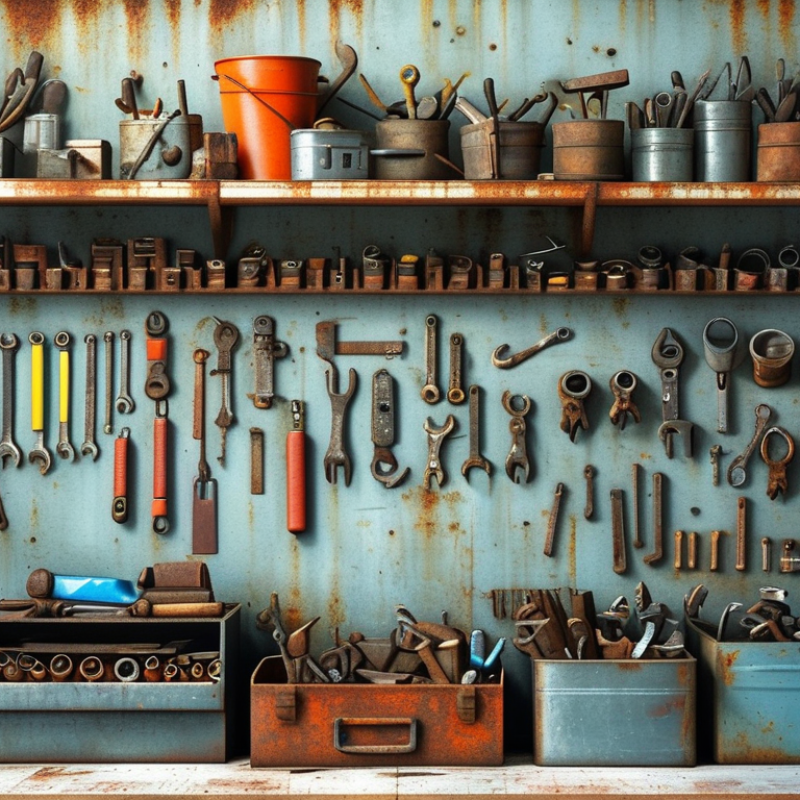 How to Clean Rusty Garage Tools Effectively?
