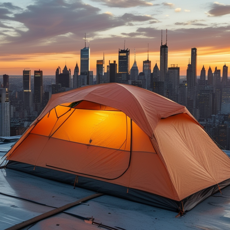 Top Tips for Setting Up a Tent on Rooftop Safely