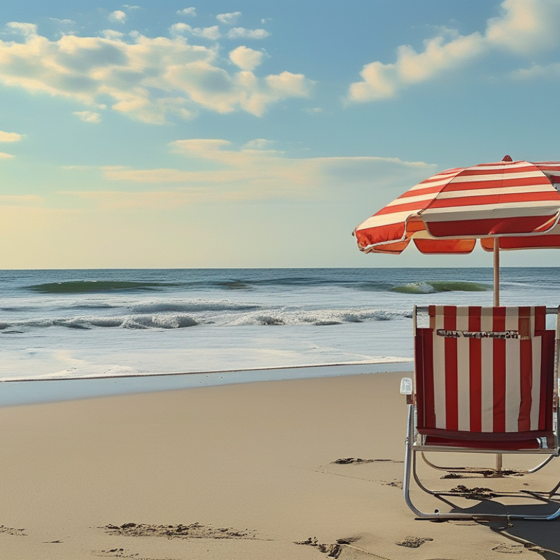 What is the weight capacity of a standard beach chair?
