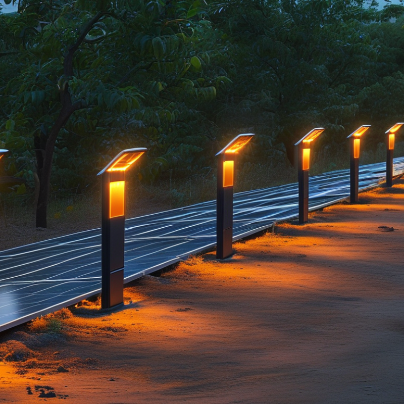 Por que minhas luzes de rua solares não acendem à noite?