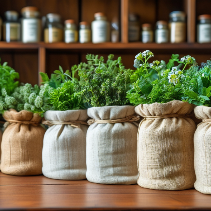 Why Choose Linen for Storing Herbs in Bags?